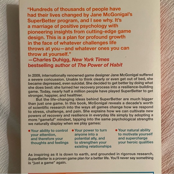 SuperBetter The Power of Living Gamefully - Picture 2 of 2